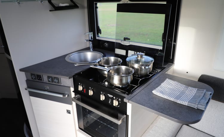 Morris the Motorhome – 5 berth Chausson semi-integrated from 2021