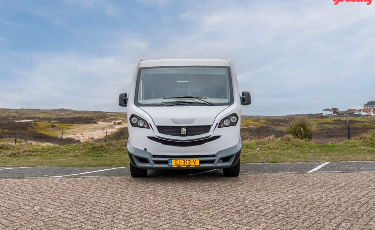 Compact en een beetje anders, superleuke camper!