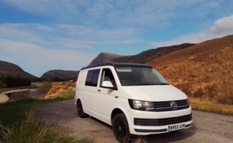 SCOTTISH EXPLORER T6 – VW POP TOP CAMPER 4 COUCHES