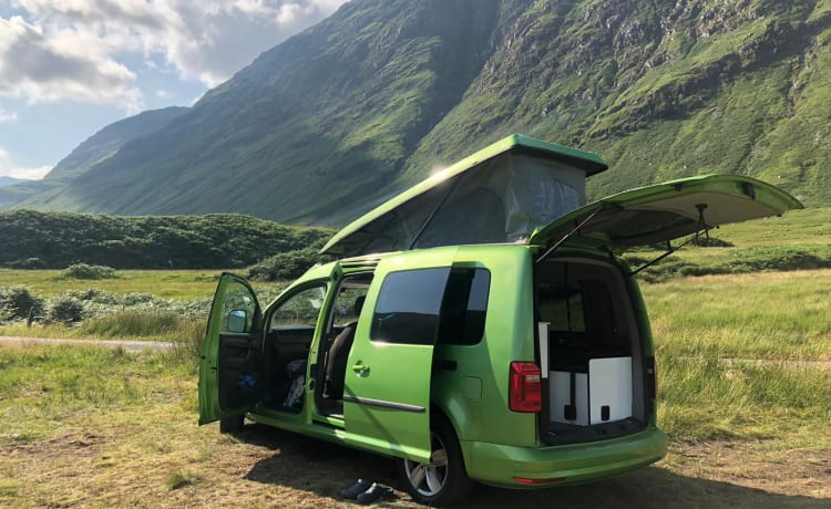 Green  – Minicamper mit 2 Schlafplätzen