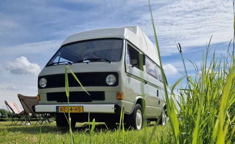 Restored Volkswagen T3 campervan from 1987