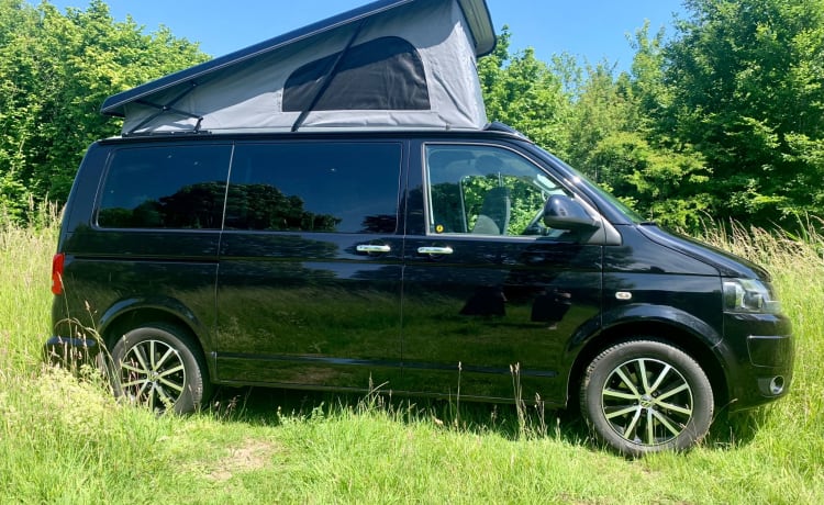 Kompletter und luxuriöser VW Multivan mit BREITEM BETT