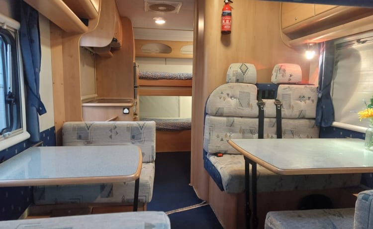 Monty – 6 berth Fiat alcove from 2006