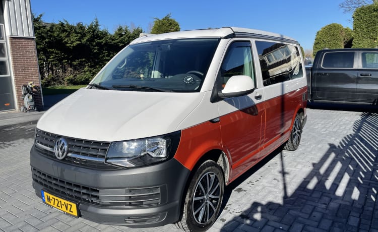 Aloha beach camper Orange – VW T6 Automaat