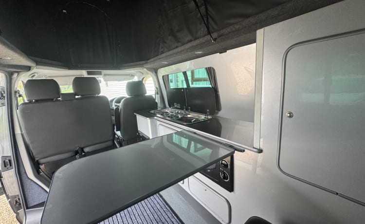 Birt  – 4 berth Volkswagen T6 Lwb campervan pop top from 2017