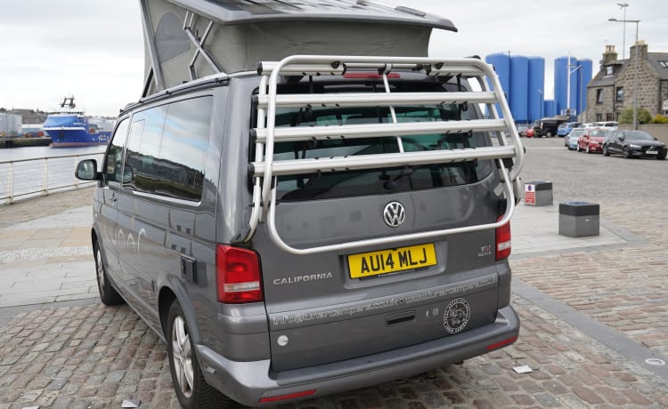 4 berth Volkswagen campervan from 2014