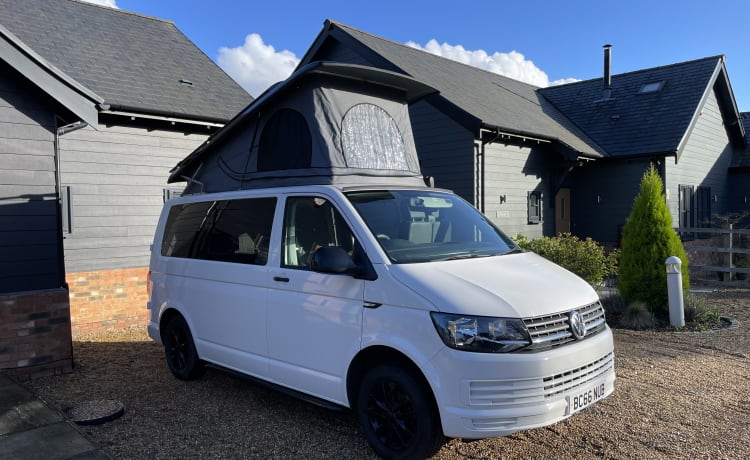 4 berth Volkswagen campervan from 2017