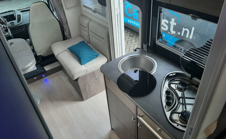 Semi-integrated camper from 2019