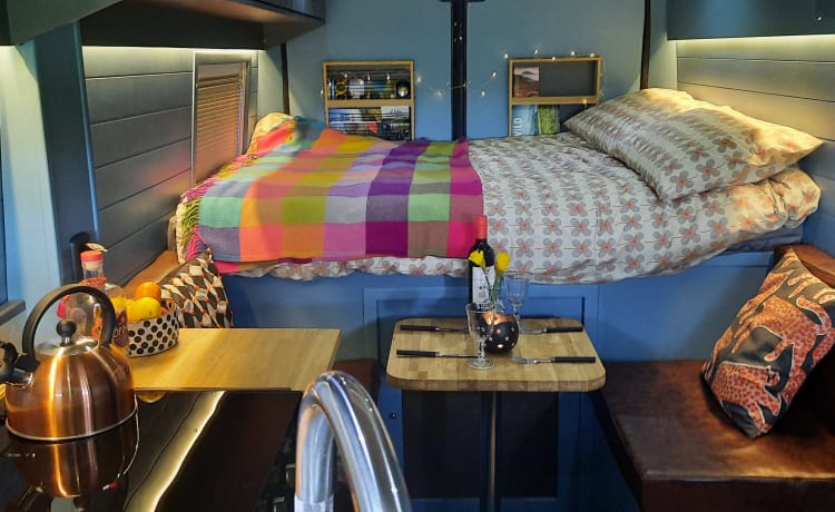 "Bod Campervan" Eclectische luxe, perfect voor twee! (Stafs/N.Wales)