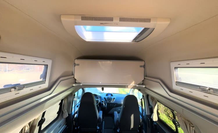 Mein Nugget – Mit dem FORD Nugget on tour, ideal für Alleinreisende oder zu zweit!
