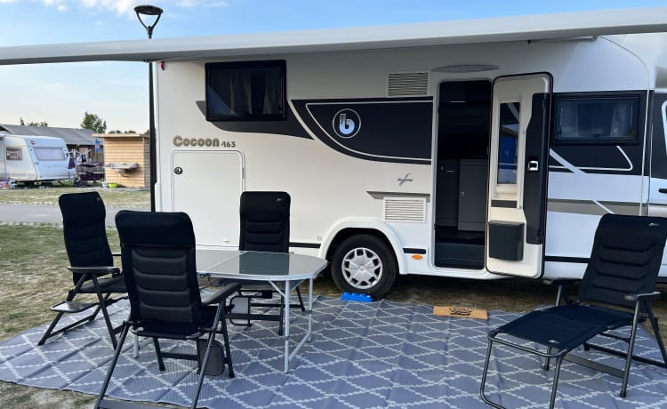 GOLFHUT – Mobilhome + Airco + Wifi