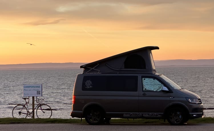 Dora (The Explorer) – Volkswagen T6-camper met 4 slaapplaatsen