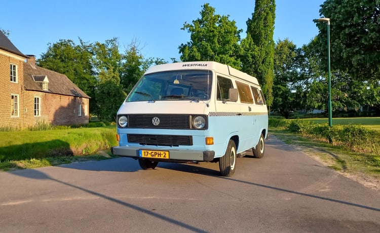 Stitch – Camping-car Volkswagen Westfalia rétro 5p de 1982 Stitch