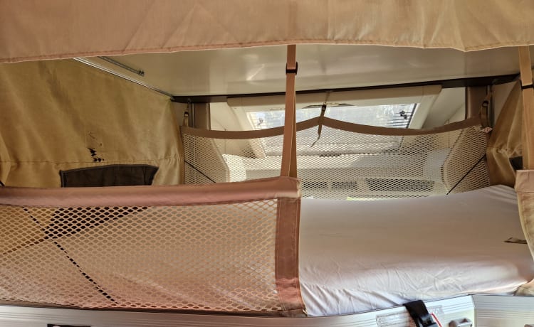 Benimar Cocoon – Beau et luxueux camping-car 4/5 pers avec porte-vélos