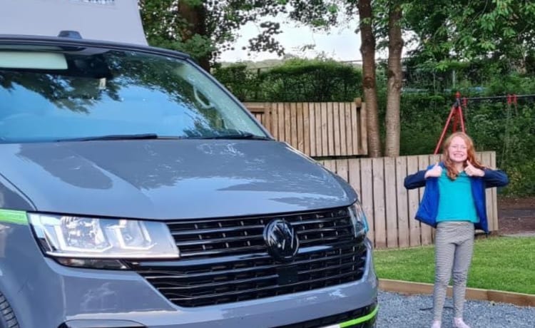 Super Rupert – VW Camper met klapdak