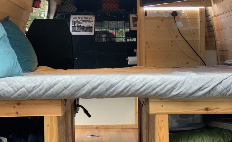 Leah – Prachtig omgebouwde houten interieur camper