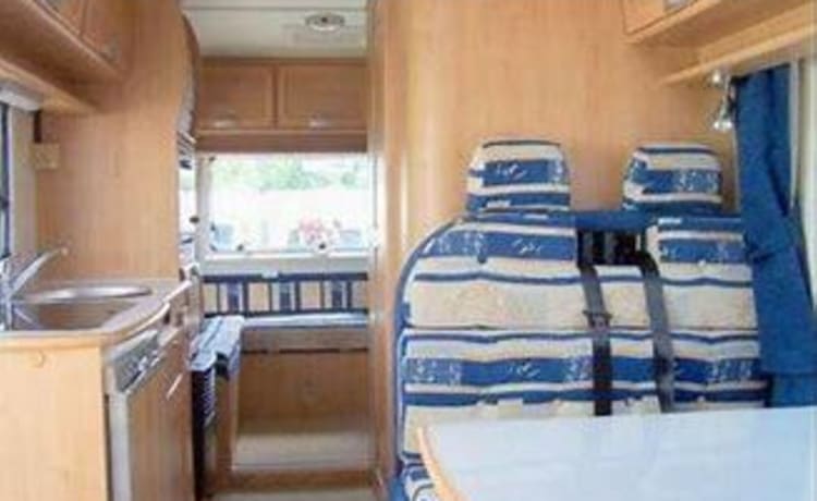 6 person McLouis 690 motorhome with alcove