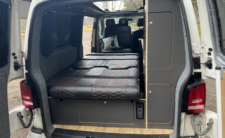 4 berth Volkswagen campervan from 2016