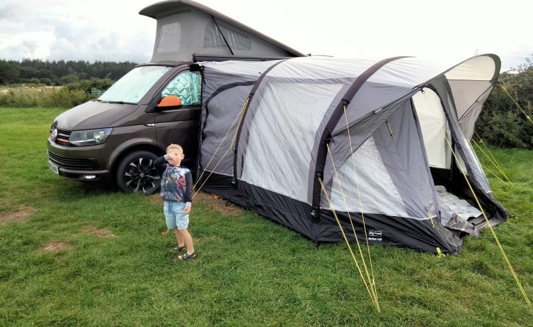 Vinnie – 4-persoons Volkswagen campervan uit 2015