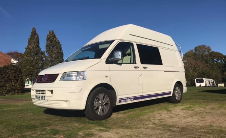 Crystal – T5 VW (2009), witte hoge top