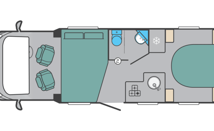 Sally – Swift Escape 694 - 4 Berths of Spacious Luxury with Insurance included