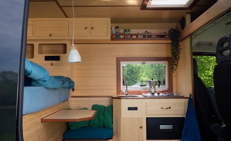 Two-person Citroen self-build camper