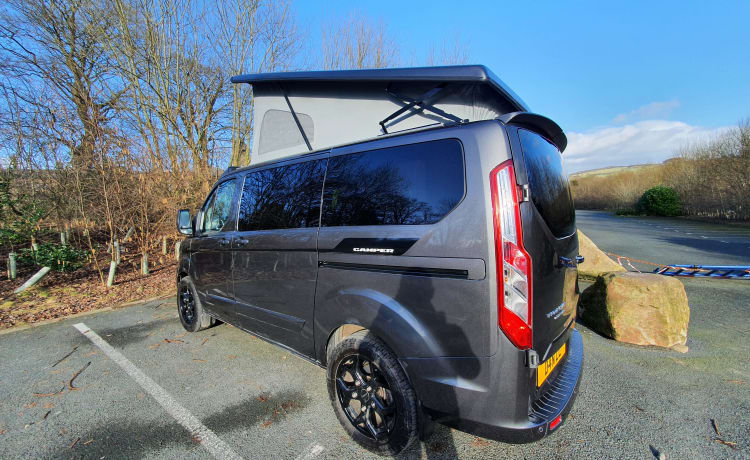 Camping-car Ford Transit Custom 2020 pour le camping sur réseau ou hors réseau