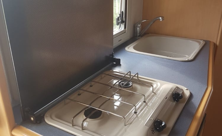 Schöner Camper Fiat Challenger - 2 bis 3 Personen