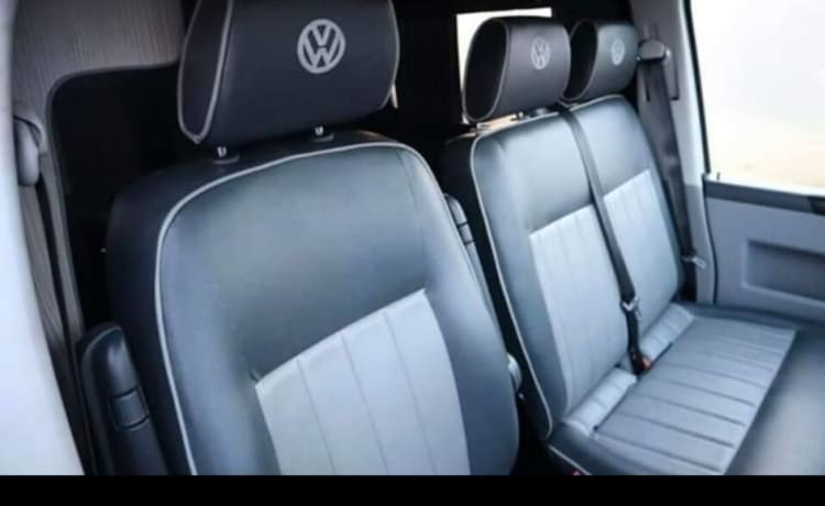 Talullah Zog – Volkswagen T5 Campervan mit 4 Schlafplätzen ab 2012