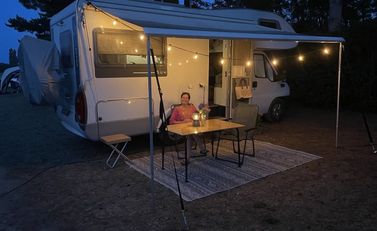 Kaatje – Super cozy family camper for atmosphere seekers and bon vivants