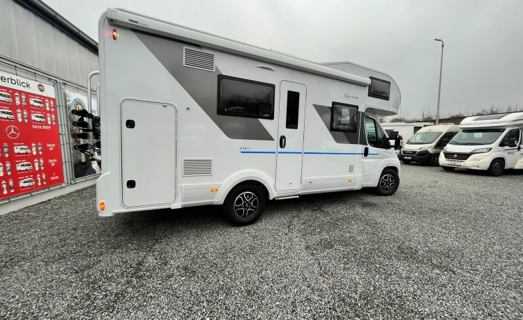 A70 DK – Camper SunLiving A70 DK Alkoven #Vacanze in famiglia