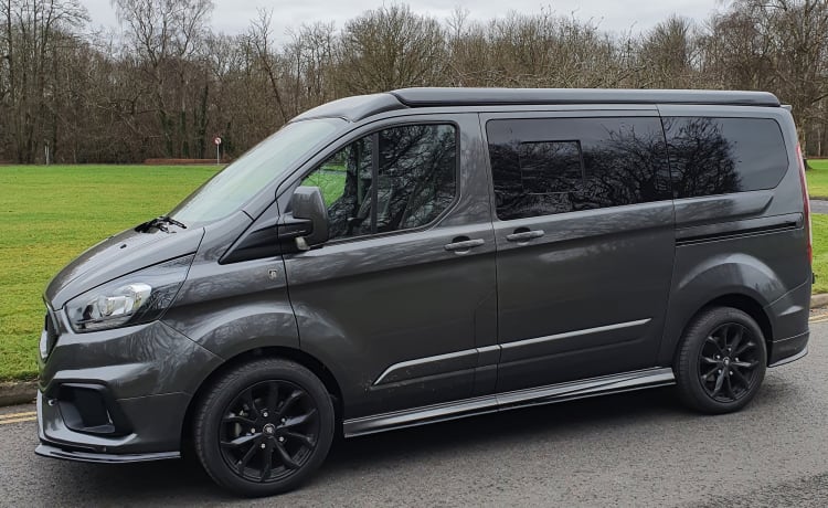 Harley – Ford Transit hybride personnalisé