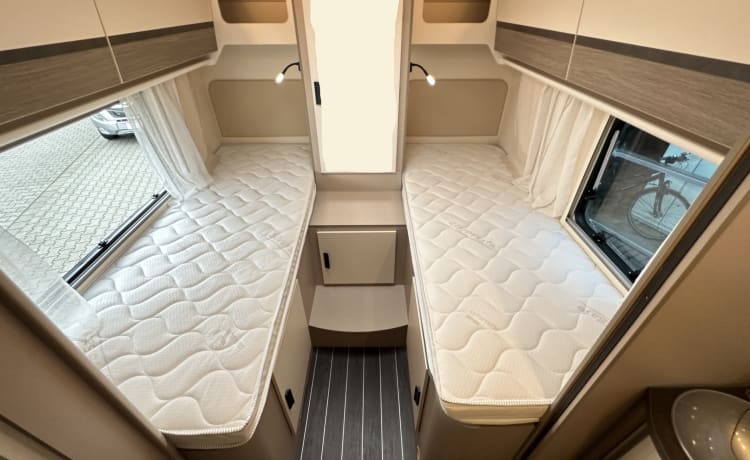 XGO King 3 – Gloednieuwe luxe 4-persoons camper