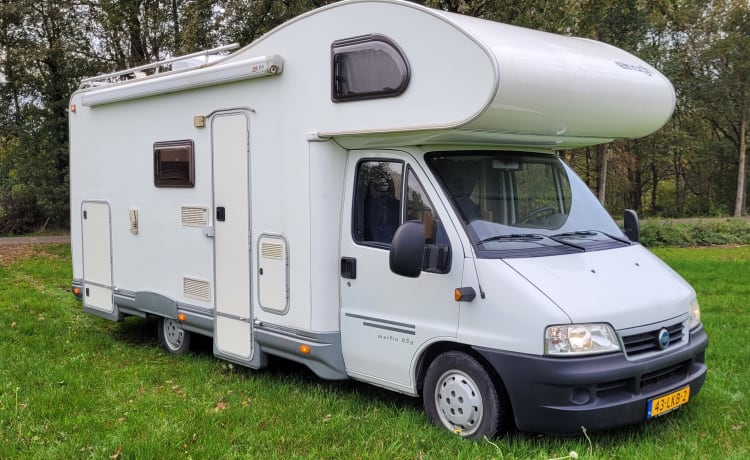 Life is a journey not a destination! – 5p Fiat Ducato Elnagh alcôve de 2005