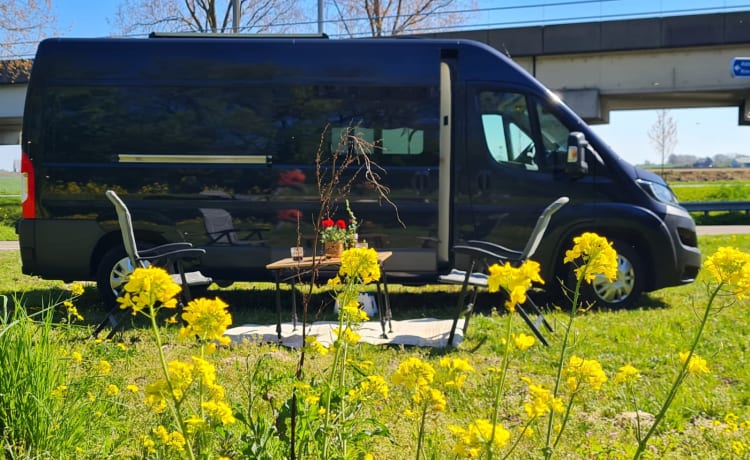 Onelove – Black Tinyhouse for your adventure.