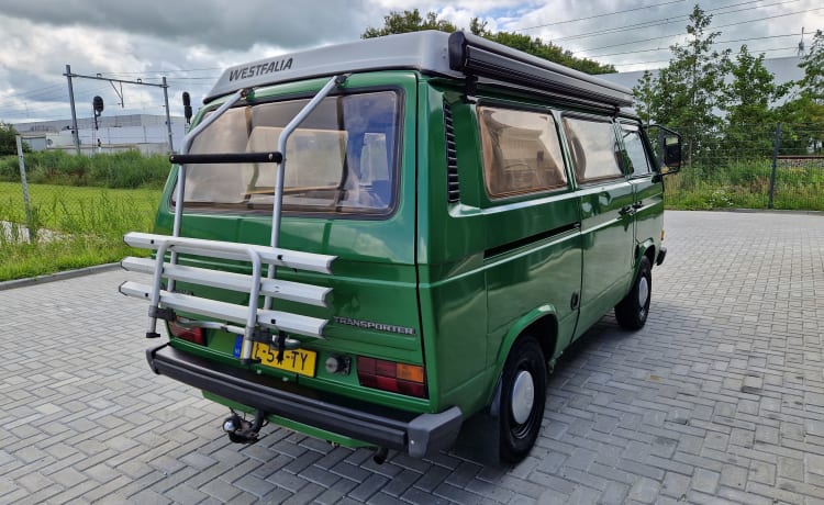 Klassieke Volkswagen T3 uit 1983 voor een onvergetelijke vakantie