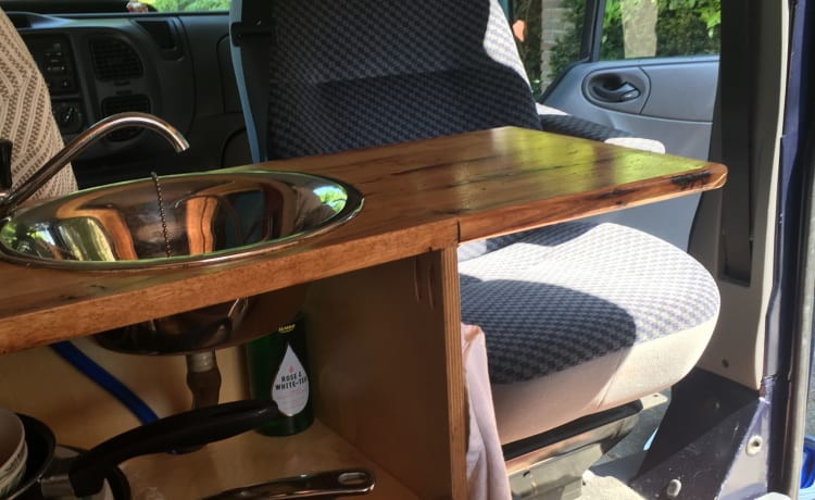 De Blauwe Rakker – Camping-car atmosphérique pour l'amateur de plein air - Ford Transit