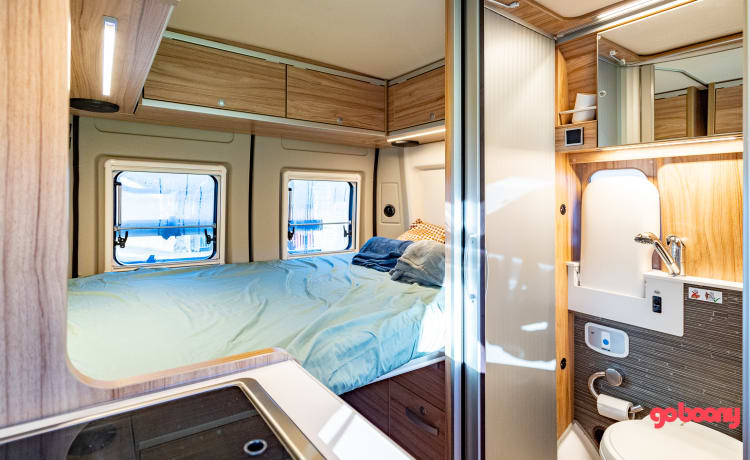 Hymer 2021 4p: fully equipped and compact travel