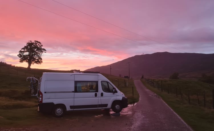 Bonnie – Gemütlicher Camper, dein Haus auf Rädern! Perfekt zum Wildcampen.