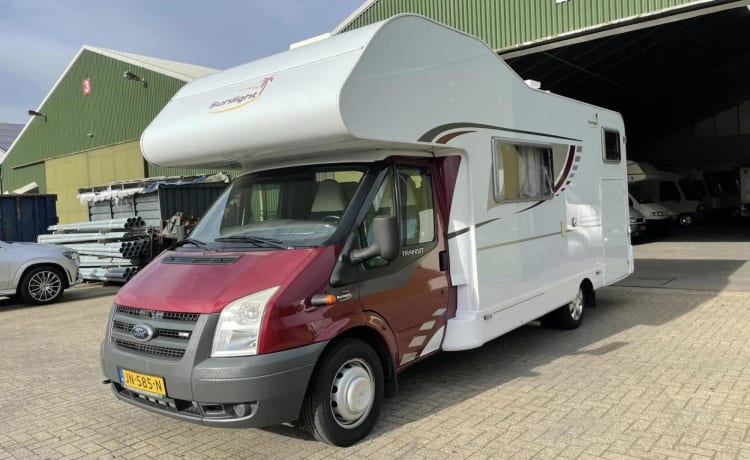 Familiencamper mit Etagenbetten, Sunlight Alkoven für 6 Personen von 2009