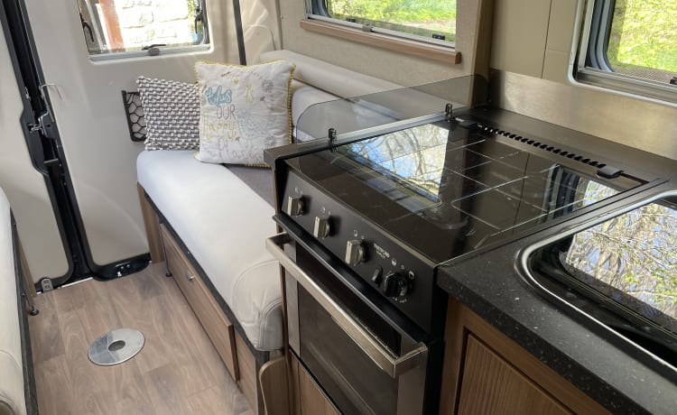 Our home away from home  – 4 berth Swift bus from 2018