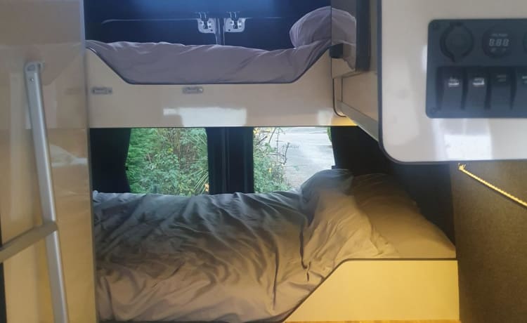 4 berth off grid camper