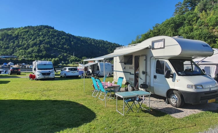 BlueRide – Fornello a castello camper famiglia Fiat Ducato completo/acqua calda