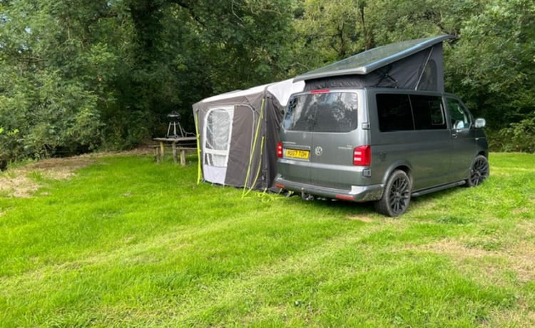 Astral Traveller – Elegante camper VW con 4 posti letto, 2017 