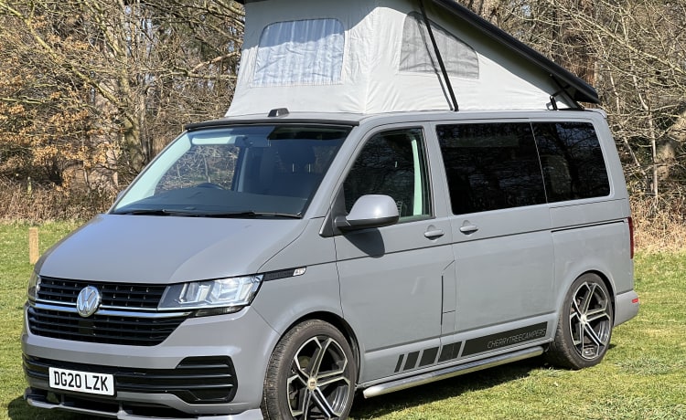 Cherry Lee Lewis – Schitterende T6.1 4 tot 8-persoons camper uit 2020