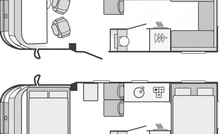 Mdy  – Fiat Swift Escape 644 mit 4 Schlafplätzen von 2014