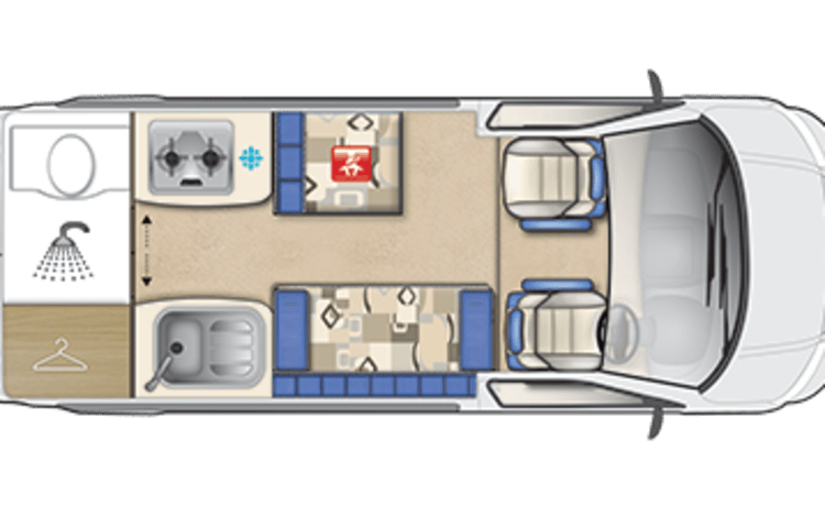 Capercaillie – Camper Volkswagen a 2 posti letto del 2016