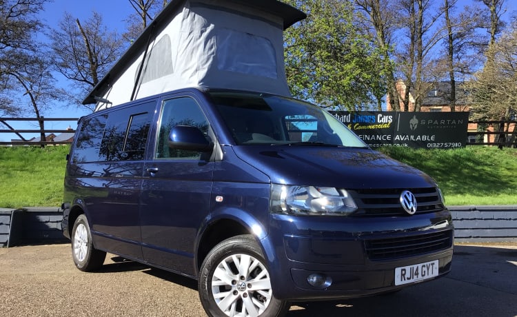 4 berth Volkswagen campervan from 2014