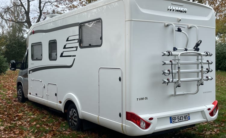 4p Hymer semi-integrated from 2017