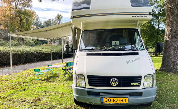 Perfect family camper with bunk bed